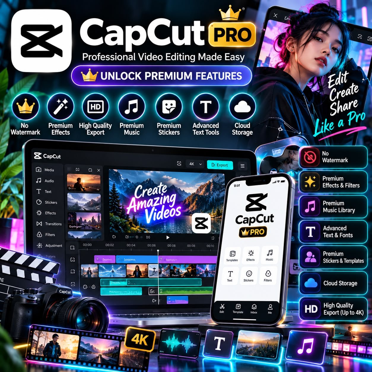 CapCut Pro – Premium Video Editing Access