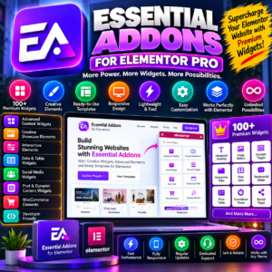 Essential Addons for Elementor Pro β Premium Widgets & Elementor Extensions