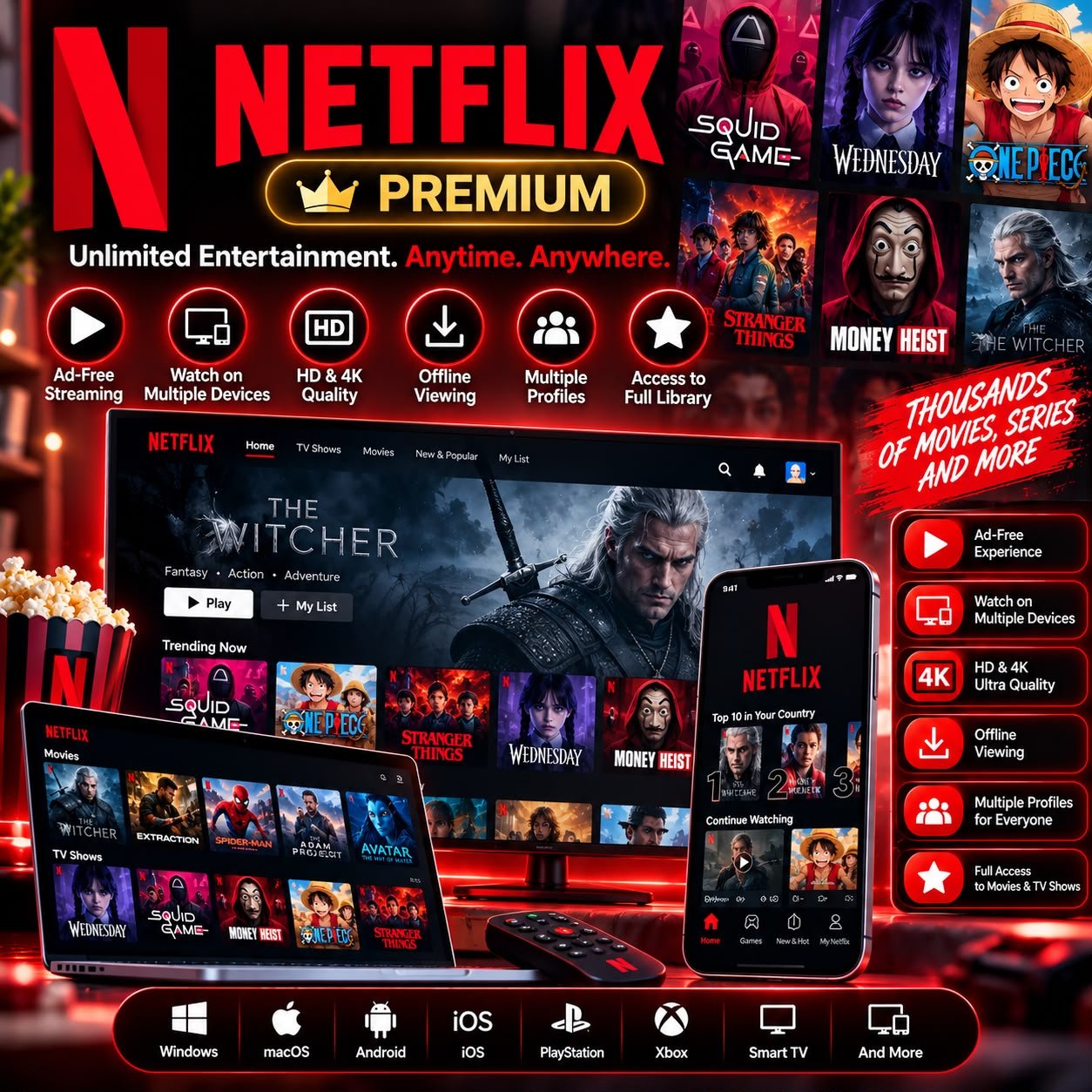 Netflix Premium – Premium Streaming Access