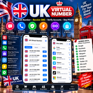 UK Virtual Number – Online SMS & Verification Number