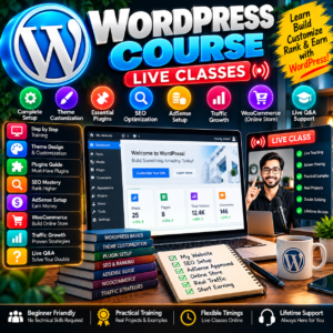 WordPress Course β Live Classes, Website Design, SEO & WooCommerce Training